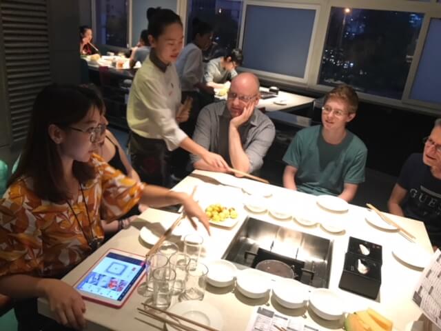 LTL Students enjoying Hotpot