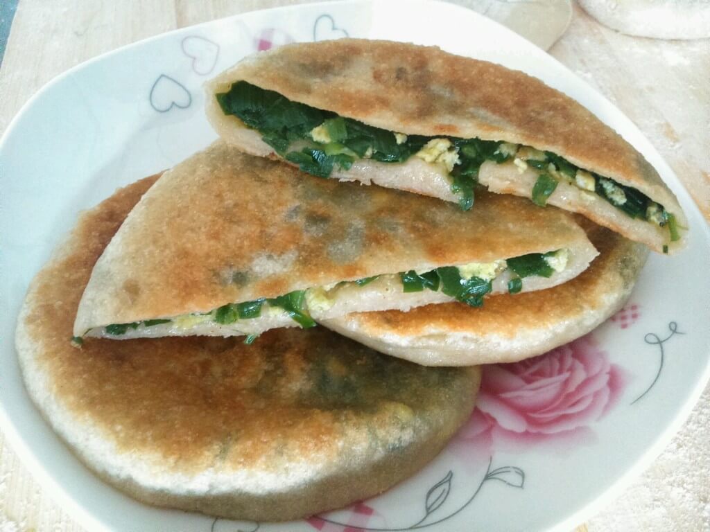 Vegetarian Street Food - Jiu Cai Bing